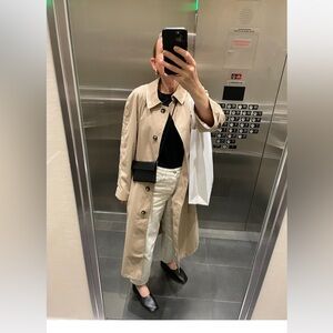 Vintage London Fog trench in oat meal